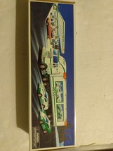 Vintage 1997 Hess Gasoline Toy Truck And Two Racers With Lights - $37.38