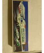 Vintage 1997 Hess Gasoline Toy Truck And Two Racers With Lights - £29.30 GBP
