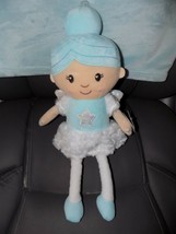 Cuddle & Co Russ Soft Baby Doll Blue White Tutu Addison the Angel Doll 19" NEW - $40.15