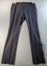 The Savile Row Company Dress Pants Mens Size 40 Gray Pocket Pull On Belt Loops - £16.08 GBP