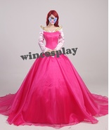 Sleeping Beauty Princess Aurora Peach Pink cosplay costume Adult Women&#39;s... - £90.85 GBP