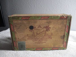 Antique J.W. Roberts Brand Wooden Cigar Box &amp; Label Tampa Florida - £19.60 GBP