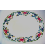 Royal Doulton Serving Platter #1127 Floradora Green 13.5&quot; 1981 England - €19,56 EUR