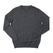 NWT J.Crew Men&#39;s Cashmere Crewneck in Heather Charcoal Gray Pullover Swe... - £71.80 GBP
