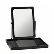 Mary Kay Foldable Travel Mirror (Lot of 2) with Stand &amp; Mesh Zip Bag NEW - £9.46 GBP