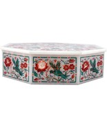 12&quot;x12&quot;x4&quot; Marble Jewelry Storage Box Malachite Parrot Floras Art Vetera... - £880.16 GBP
