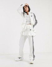 Adidas x J KOO FT9891 Ruffled Velour Track Pants White ( M ) - $168.27