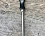 Snap On Tools Slotted Screwdriver SSD 6 Made in USA Black Handle-10&quot; OAL - $12.85