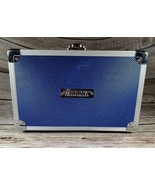 Vaultz Locking Supplies Box Blue w/Silver Trim 8 1/4 x 5 3/16 x 2 1/2 Wi... - £10.16 GBP