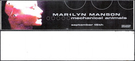 Marilyn Manson Nothing Records Promotional Sticker for the Release of Mechanica - £5.46 GBP