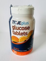 TRUEplus Glucose Tablets, Orange - 50 Tablets New/Sealed - $14.75
