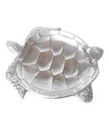 Sea Turtle 15170 Serving Dish Platter Plate 10&quot; L Silver Aluminum - £33.53 GBP
