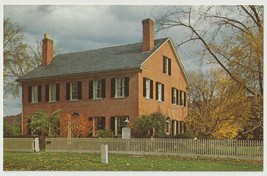 Wright House 1824 Deerfield Massachusetts Vintage Postcard Unposted - £3.08 GBP