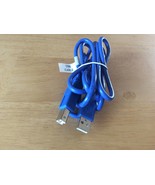 6 FT USB TO PRINTER CABLE BLUE NEW - $13.99