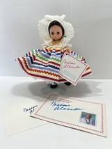 Madame Alexander 8&quot; International Doll Mexico #520 with Box &amp; Tag &amp; Stand Vntg - £18.64 GBP