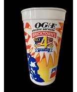Bricktown OKC Oklahoma City July 4th Pepsi Drinking Cup Spaghetti Vintage - $14.89
