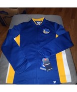 Fanatics Golden State Warriors Full Zip Fleece Lined Warm up Jacket Size... - £29.42 GBP
