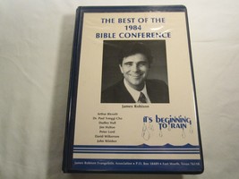 (set of 8) Cassette JAMES ROBISON Best of the 1984 BIBLE CONFERENCE [12D] - $81.60