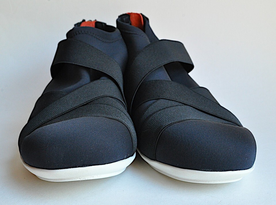 Arche Nassky Slip-on Black & Red Rear Zip Stretch Sneakers Euro Size 38 US 7 VGC Item image 9