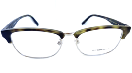 New BURBERRY B 2238 3629 55mm Green Tortoise Clubmaster Men&#39;s Eyeglasses Frame - $189.99