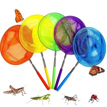 Kids Telescopic Butterfly Fishing Nets For Kids Catching Insect Net Outdoor Tool - £14.25 GBP