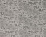 Cotton FFA Forever Blue Refreshed Gray Cotton Fabric Print by the Yard D... - $15.95