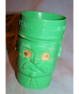 Light Green Plastic Captain Kangaroo Googly Eyes Drinking Cup-3 1/2 inch... - $274.46 MXN
