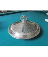 Rogers Oneida Covered Silverplate Bowl Round W/ Glass Oneida Insert Clas... - $3,781.98 MXN