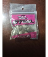 Bullet Weights USEG6 Ultra Steel Egg Sinker Size 3/4 Ziplock 5Bg - $26.20 CAD