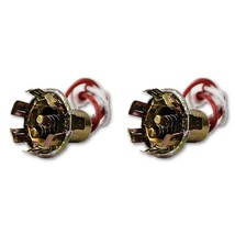 1157 Double Contact Reverse Tail Park Light Turn Signal Lens Bulb Socket Pair - $5.22