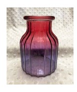 Vintage Greenbrier Ombre (Cranberry, Purple, Violet, Blue) Ribbed Glass ... - $18.95 CAD