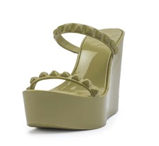 Carmen Sol tonino wedge in Olive Green - £101.00 GBP