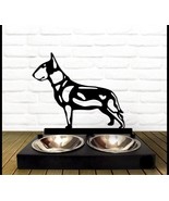CUSTOM Dog Cat Pet Bowl, Personalized Metal Food Water Bowls, Dish Bull ... - $143.60 CAD