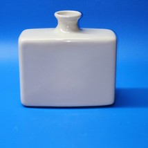 Vintage Royal Haeger Pottery 244-CLAY Light Gray Rectangle Bottle Bud Vase - Usa - £23.95 GBP