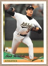 Topps 1994 Bob Welch Oakland Athletics #521     Gold Baseball - £1.48 GBP
