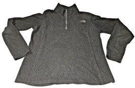 The North Face Womens Fleece Pullover Medium 1/4 Zip Gray Light Active Jacket - £15.41 GBP