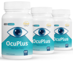 3 Pack OcuPlus, high potency antioxidant formula for eyes-60 Capsules x3 - £78.44 GBP
