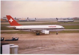 Photograph Airplane Swissair 4 x 6 - £0.53 GBP