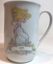 Precious Moments Cup Enesco Kim Personalized Name Porcelain Coffee Mug 1989 - $20.79