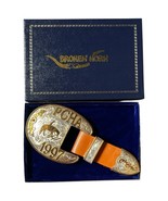 Vintage 1997 Broken Horn Silver Overlay PCHA Trophy Belt Buckle Western ... - $1,889.61 MXN