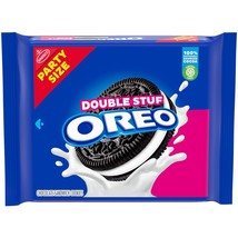 Double Stuf Chocolate Sandwich Cookies Party Size 26.7 oz - £11.71 GBP