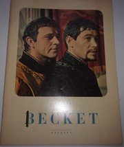 Vintage Becket Staring Richard Burton Peter O’Toole Movie Souvenir Program - £5.25 GBP