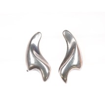 Antonio Pineda (1919-2009) Taxco Modernist sterling screw back earrings - $272.25