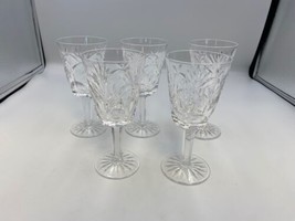 Waterford Crystal ASHLING White Wine Glasses Set of 5 - £207.82 GBP