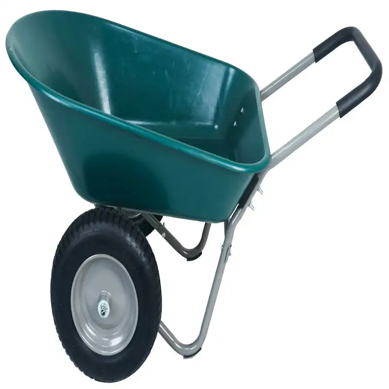 Home Garden  Utility Wheelbarrow Cart with -in Stand - $239.29