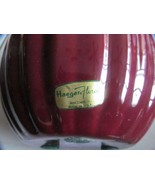 Royal Haeger Floral Ceramic Crimson Red Color Hand Glazed Collectible Ta... - $129.99