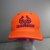 Realtree hunter orange pink hat cap adjustable snapback Ladies fit - £10.27 GBP