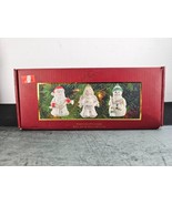 Lenox Festive Friends Vintage Christmas Ornaments Santa Angel Snowman Pe... - $8.14