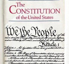 Constitution Of The United States Pocket Book 1991 13th Edition PB Vintage E57 - £8.84 GBP