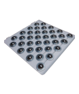 36 Omtec F1-SS Flange 1&quot; Fixxed Ball Transfer Unit Stainless Steel 50 Lb... - $5,565.96 MXN